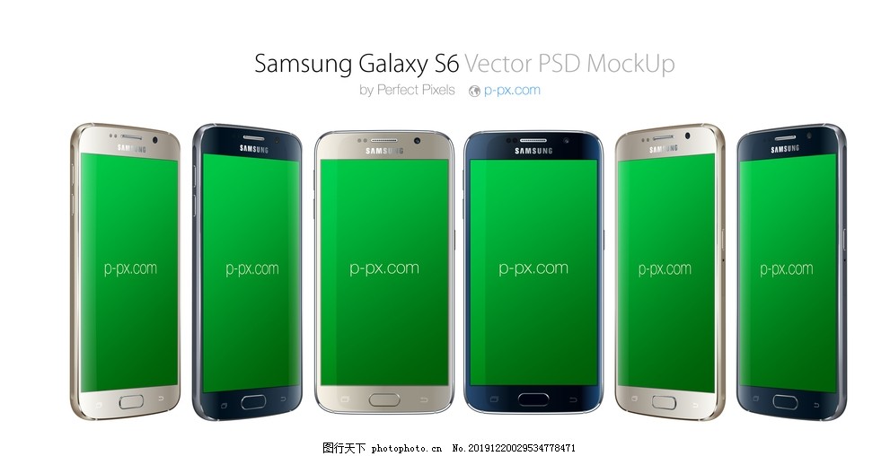 三星S6手机机型素材