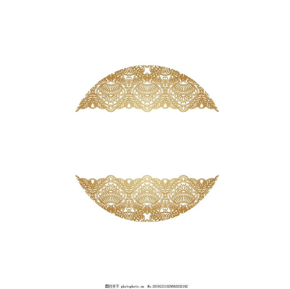 金色花纹图片 设计案例 广告设计 图行天下素材网