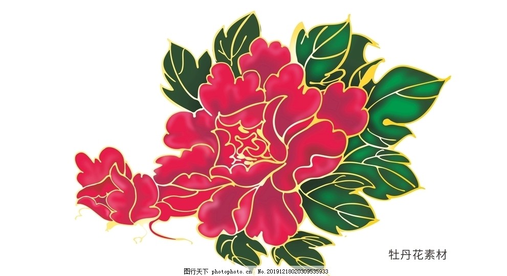 牡丹花素材图片 花边花纹 底纹边框 图行天下素材网 牡丹花素材图片 花边花纹 底纹边框 图行天下素材网