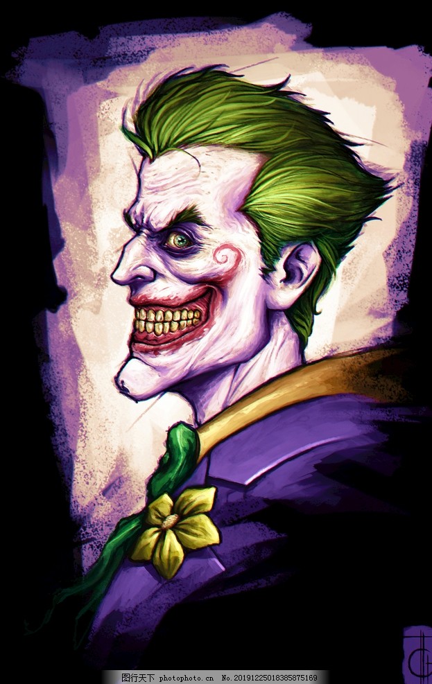 Dc漫画蝙蝠侠系列超级反派小丑图片 动漫人物 动漫卡通 图行天下素材网